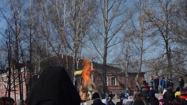 Масленица 2020. Сожжение чучела. Петровск смотреть онлайн