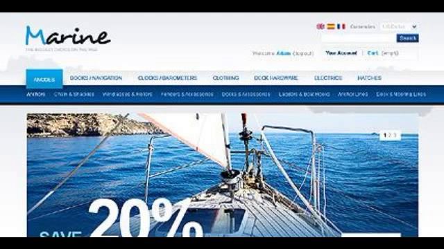 Preview Marine Space TMT PrestaShop смотреть онлайн