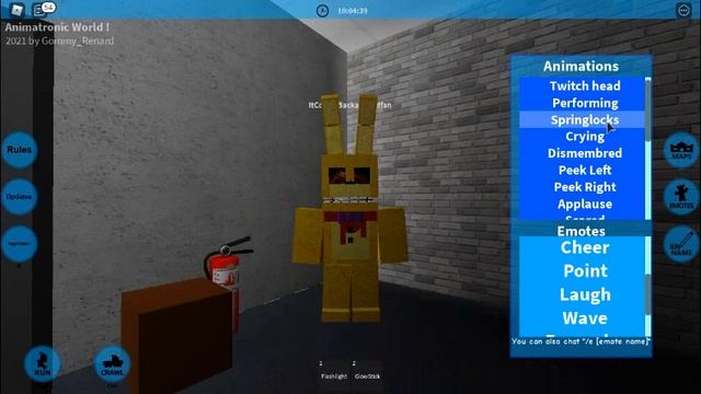 springLock test 1 ( roblox Animatronic World) смотреть онлайн