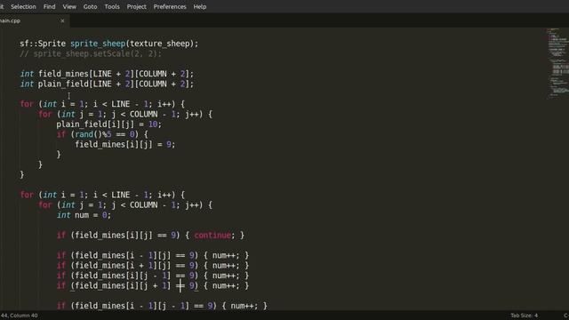 Игра сапёр или minesweeper на c++ c библиотекой sfml смотреть онлайн