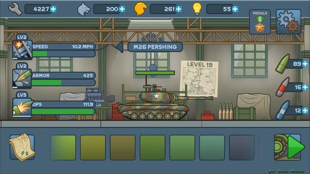 Armored Heroes - Tank M26 Pershing / Tank Games Android Gameplay смотреть онлайн