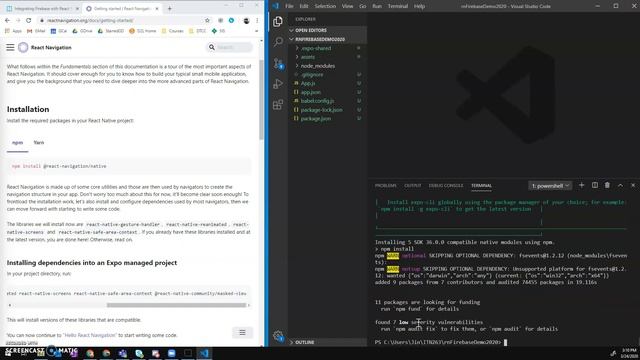 React-native firebase tutorial - Part 1 смотреть онлайн