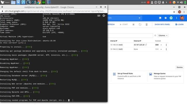 Build Webhost With ISPconfig - Google Cloud смотреть онлайн