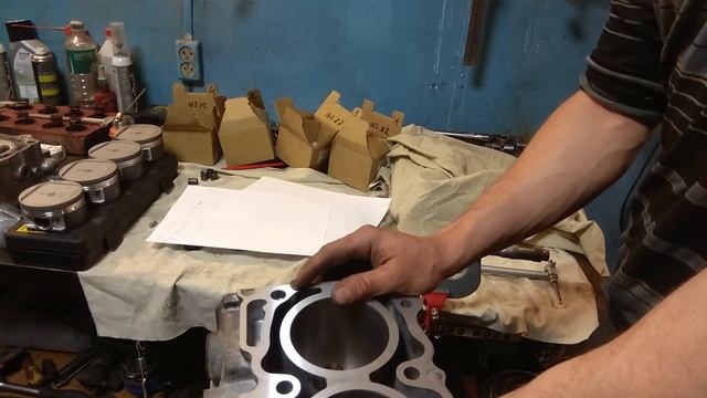 Капитальный ремонта ДВС Subaru Ej205