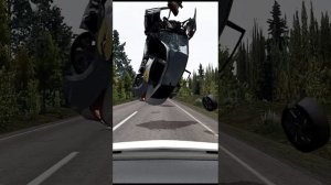 Полёт на Hyundai Solaris _ BeamNG.Drive #short #shorts