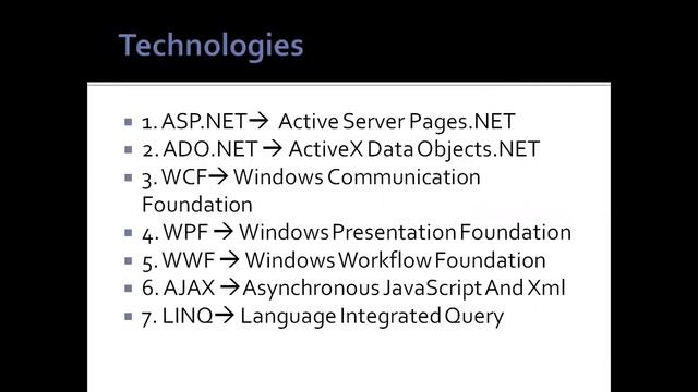 Introduction Dotnet Framework смотреть онлайн