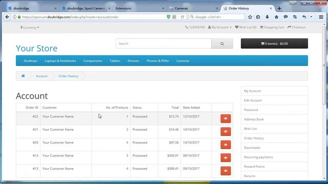 Uploading Products and Placing Orders on OpenCart Demo Site смотреть онлайн