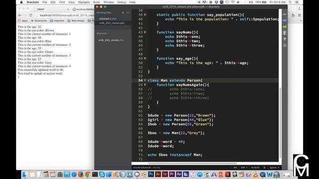 get_class() and instanceof (OOP in PHP Tutorial #9) смотреть онлайн