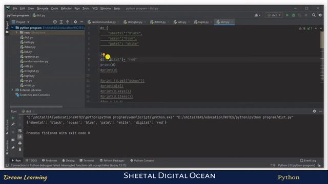 dictionary in python hindi |dictionary function| python tutorial #15 #codewithsheetal #coder смотреть онлайн