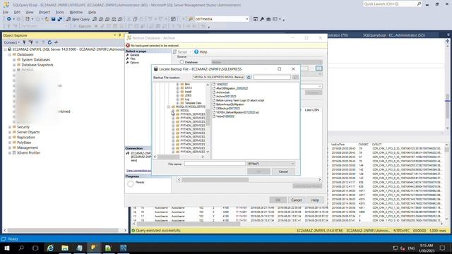 How To Restore Database Backup смотреть онлайн
