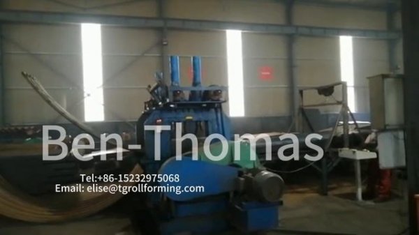 (Steel culvert pipe production line)
Drainage culvert pipe mill
|Drainage culvert pipe machine|