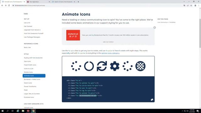 Animate Icons | Font Awesome смотреть онлайн