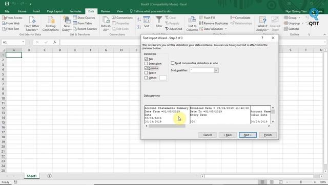 How To Open & Import CSV File In Excel 2016 смотреть онлайн