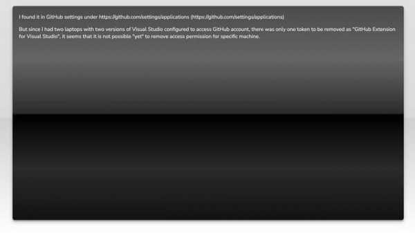 How to unlink / sign out from Git repository in "Visual Studio Code" for Mac
