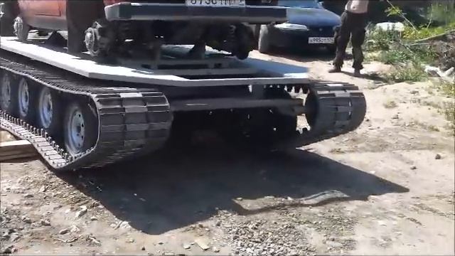 Нива на гусеницах. Вездаход ТСН 74. смотреть онлайн