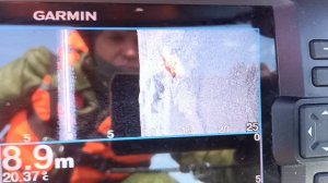 GARMIN STRIKER PLUS / VIVID 9 SV + TRANSDUCER. Рыба на экране эхолота, река Волга. Настройки.