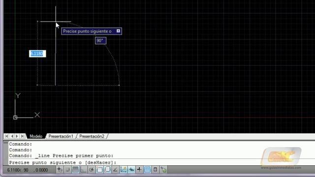 3.7-a Autocad 2013. El Indicador de Coordenadas смотреть онлайн