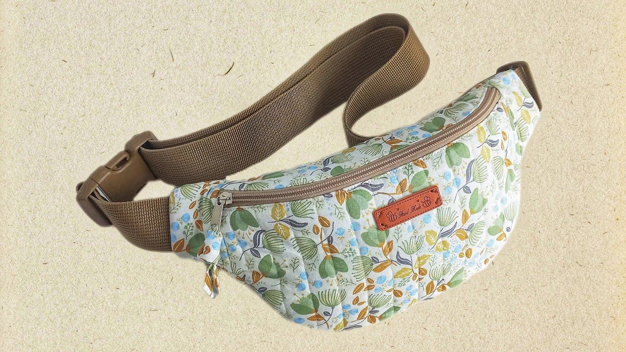 ШЬЮ ПОЯСНУЮ СУМКУ/ПОДРОБНЫЙ МАСТЕР-КЛАСС #ручнаяработа #шьюсама