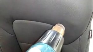 Устранение складок на кожаных сиденьях