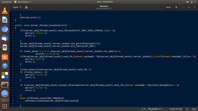 Concurrent TCP server using C and POSIX multithreading. смотреть онлайн