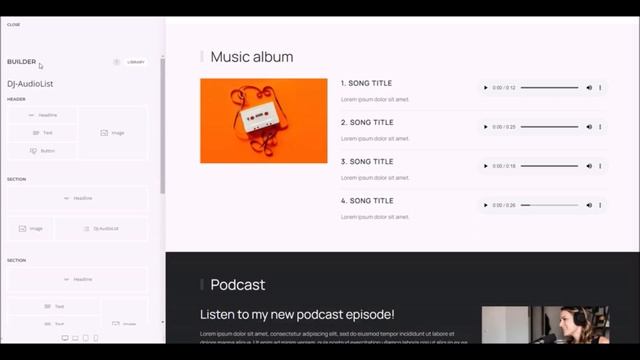 DJ-AudioList - a Joomla and WordPress plugin dedicated to YOOtheme Pro Page Builder смотреть онлайн