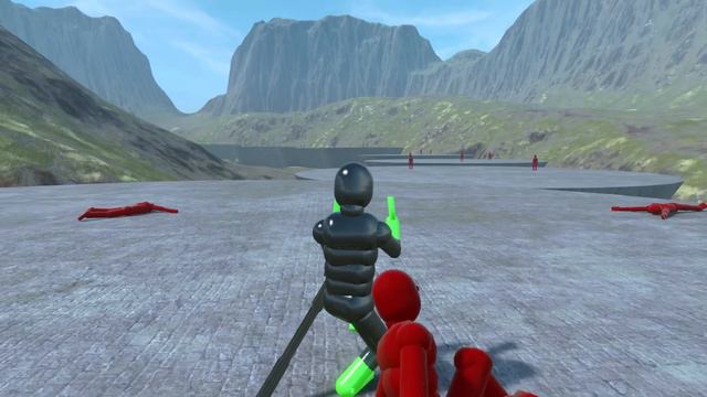 Batman vs Venom & NPCs with Active Ragdoll Physics - Overgrowth смотреть онлайн