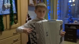 Синий платочек на баяне