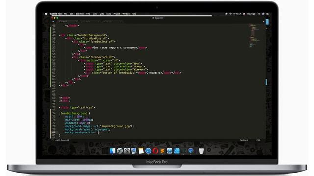 №2. Верстаем сайт с нуля для новичков || видеоурок || 2021 || Использование форм (Form) и input. смотреть онлайн