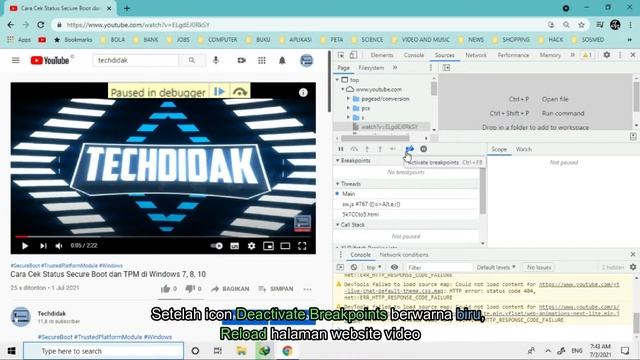 Paused In Debugger SOLVED