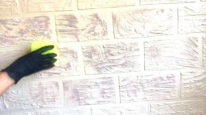 Необычная покраска декоративного кирпича. Brick wall painting design