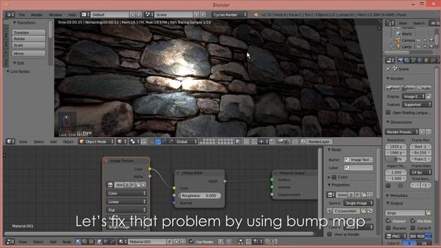 Blender Bump Map Tutorial - How To Use Bump Map In Blender(Cycles Blender Bump Mapping)