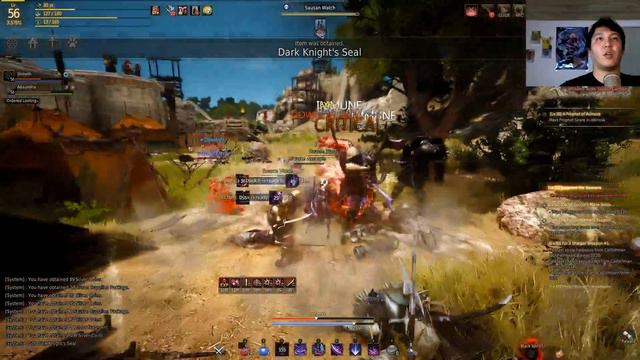 Dark Knight baits awakened Wizard into a fight - Black Desert смотреть онлайн