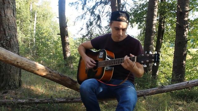"Под звуки гитар" (Авторская песня под гитару от создателя "Был осенний тёплый вечер") смотреть онлайн
