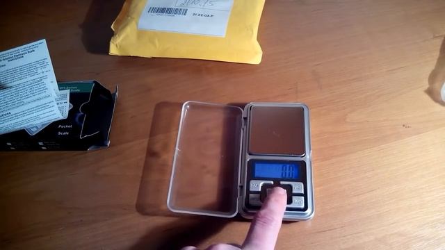 Распаковка калибровка и проверка электронных весов на 500 г