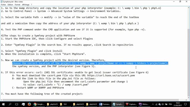 Configuring PHPStorm with Symfony 3 1 and creating the 1st project смотреть онлайн