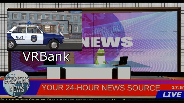 THE VR BANK HAS BEEN ROBBED! News From Us To You - VRChat Fake News Station смотреть онлайн