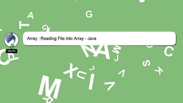 Array : Reading File into Array - Java смотреть онлайн