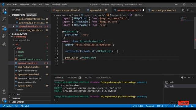 MEAN Stack Complete crash course, Mean Stack project from scratch, Angular project with Testycodeiz смотреть онлайн