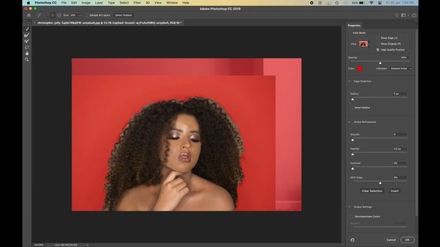 Adobe Photoshop Beta 2023 Journey: Daily Progress Update- Day - 16 Extract Hair With Select And Mas