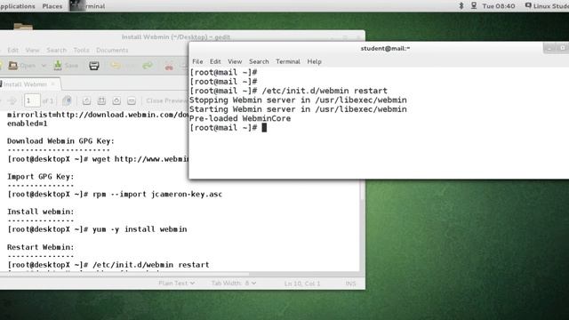 Lecture 11: Install and configure Webmin on CentOS/RHEL 7 смотреть онлайн