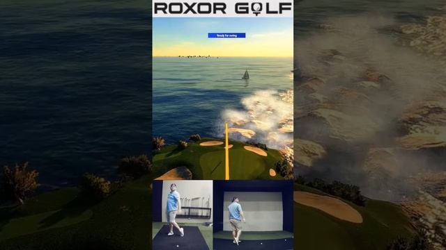 Golf Sim Pebble Beach #7 #golfsimulator смотреть онлайн