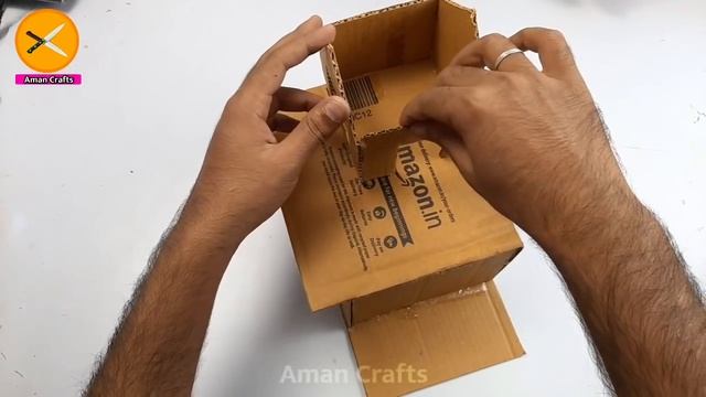 How To Make Cardboard House | Cardboard Gharonda For Diwali | Ghar Kunda For Diwali | DIY Project смотреть онлайн