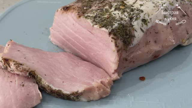 Сочный, аппетитный кусочек свинины с безупречным вкусом - Мясо Су Вид. Нежное мясо. смотреть онлайн