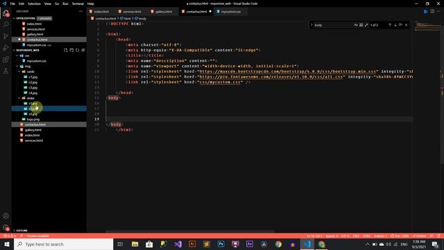 Part 9 Learn Full Stack Developer Course ( Bootstrap slider, Cards, footer) from Computer girl смотреть онлайн