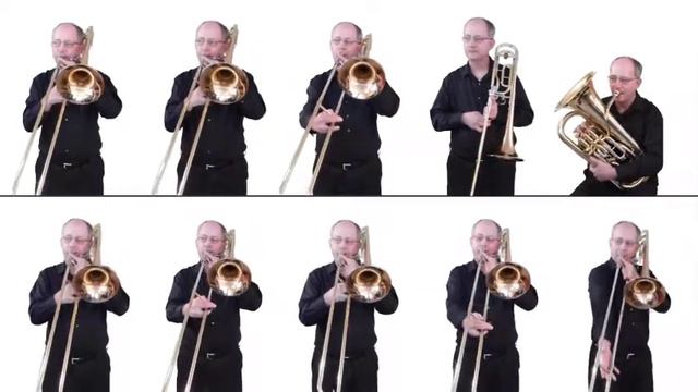 Grieg Morning Mood for Trombone Choir with Optional Tuba смотреть онлайн