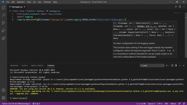 Create keylogger using python - how to create a keylogger in Windows 10 - keylogger tutorial ethica смотреть онлайн