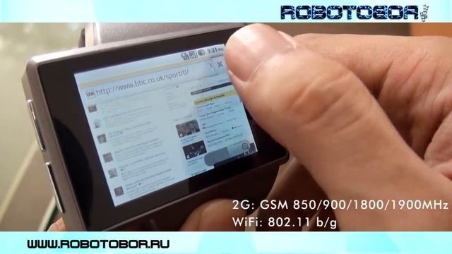 Часы-Смартфон "Rock" (серые) на базе Android смотреть онлайн