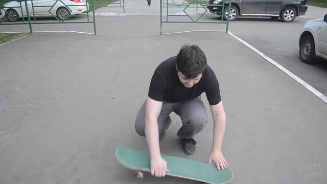 КАК ДЕЛАТЬ FRONTSIDE OLLIE 180
