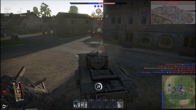 War Thunder-Churchill Mk.VII, Unstoppable-Ground Forces Gameplay смотреть онлайн