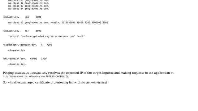 DevOps & SysAdmins: GCP Managed SSL Certificate stuck on FAILED_NOT_VISIBLE смотреть онлайн